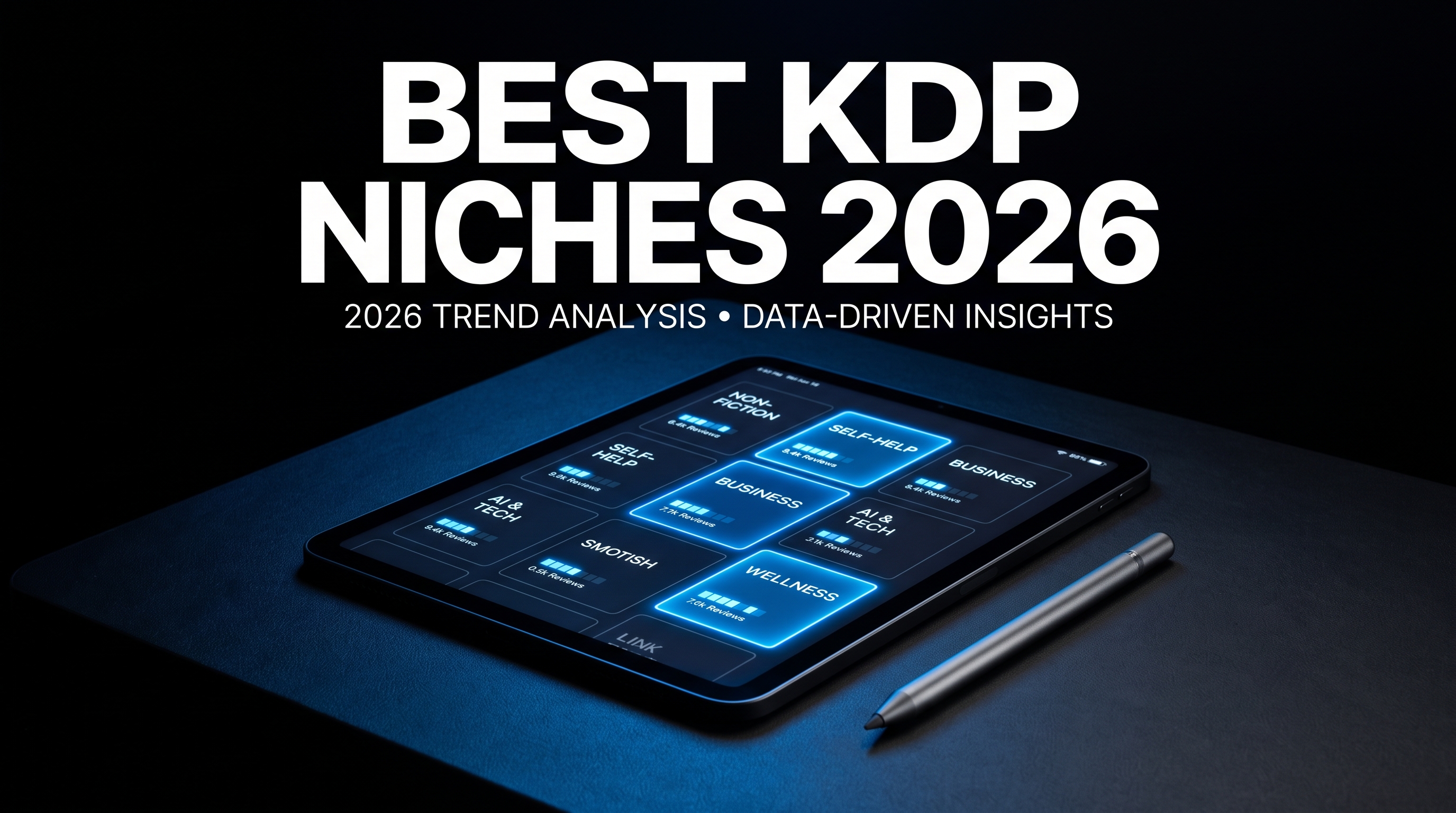Best KDP Niches 2026: Low-Competition Book Ideas That Are Actually Selling